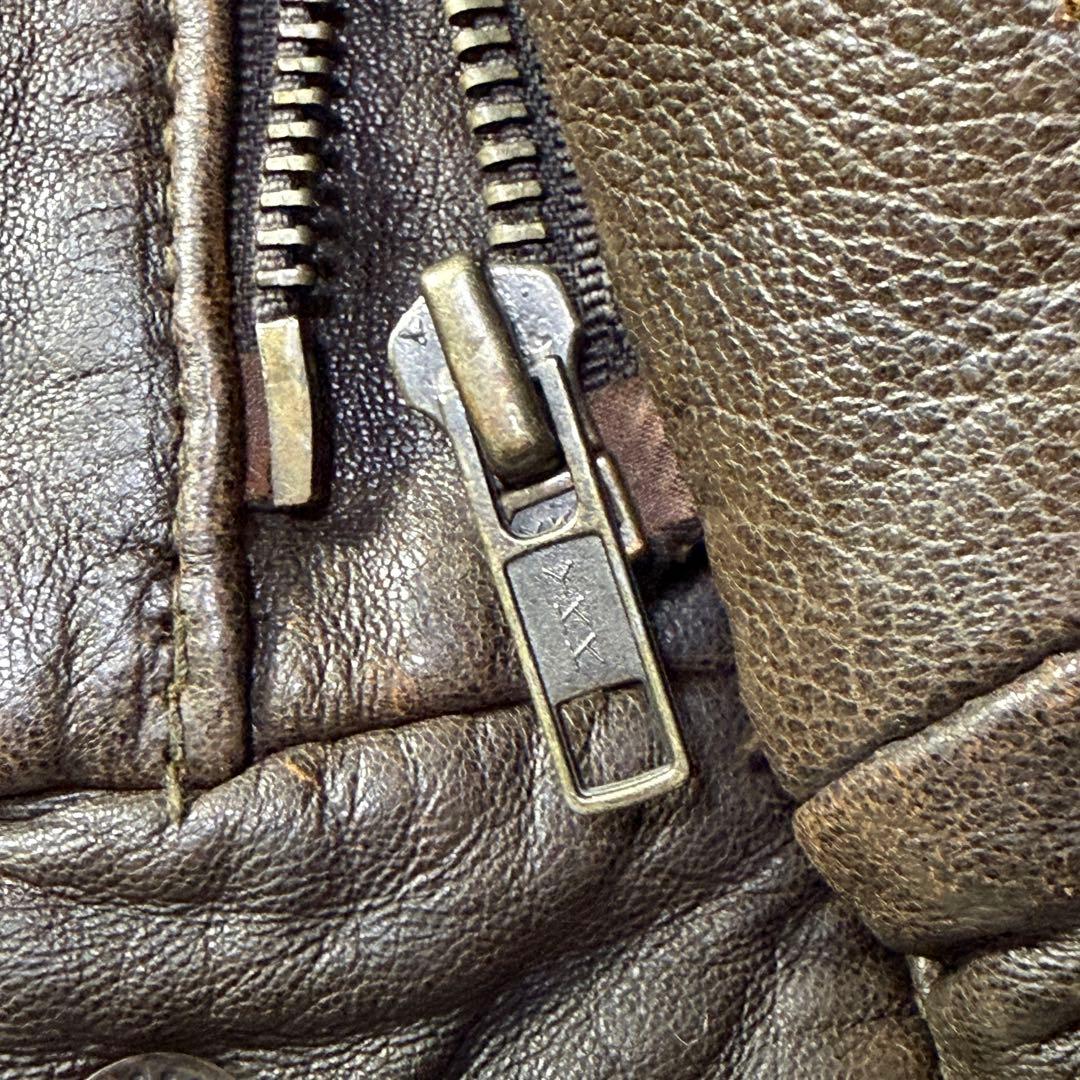 【90s】G-1 ラムレザー フライトジャケット L 襟ボア・ライナー付き完品