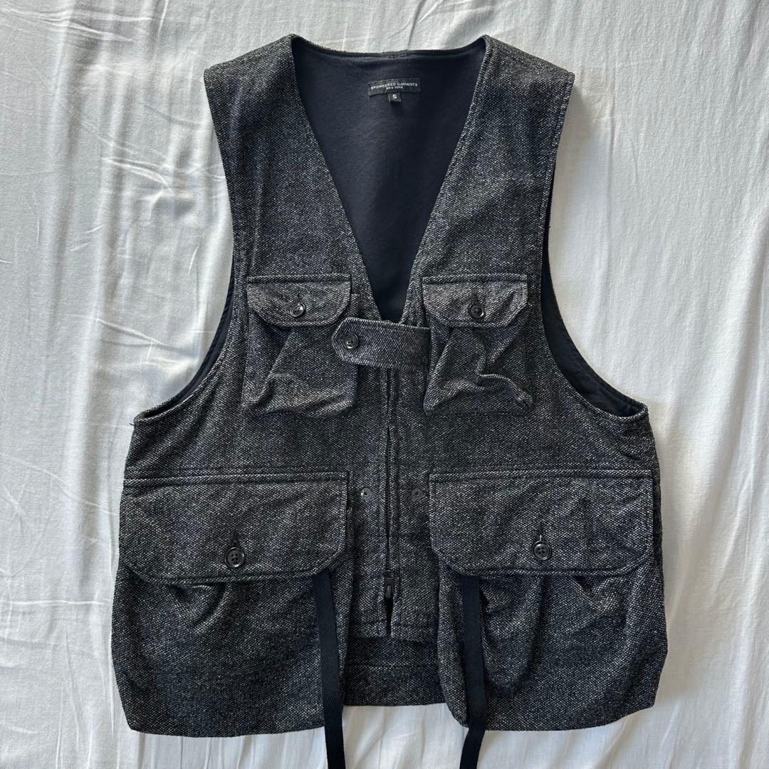 f*x様 Game Vest - blend spun / glay