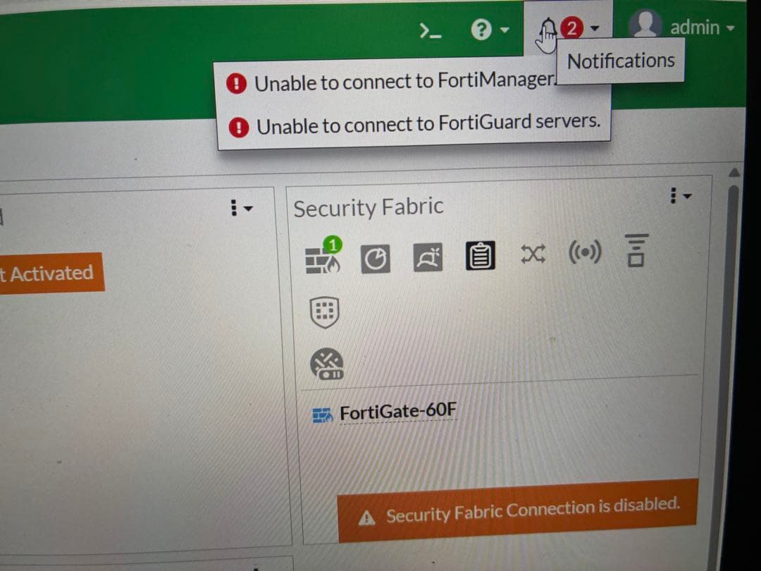 lic 2026/05/22 FortiGate 60F ファイアウォール