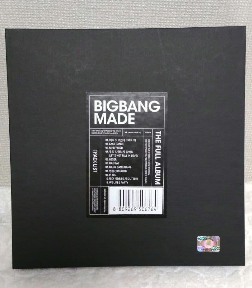BIGBANG MADE/THE FULL ALBUM/初回限定韓国版/GD