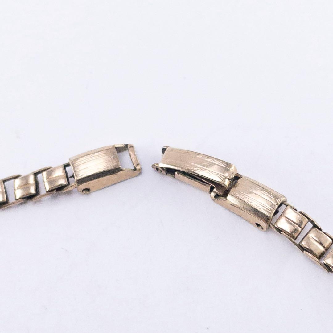 英国製 40s WW2 金張りヴィンテージ IDブレスレット