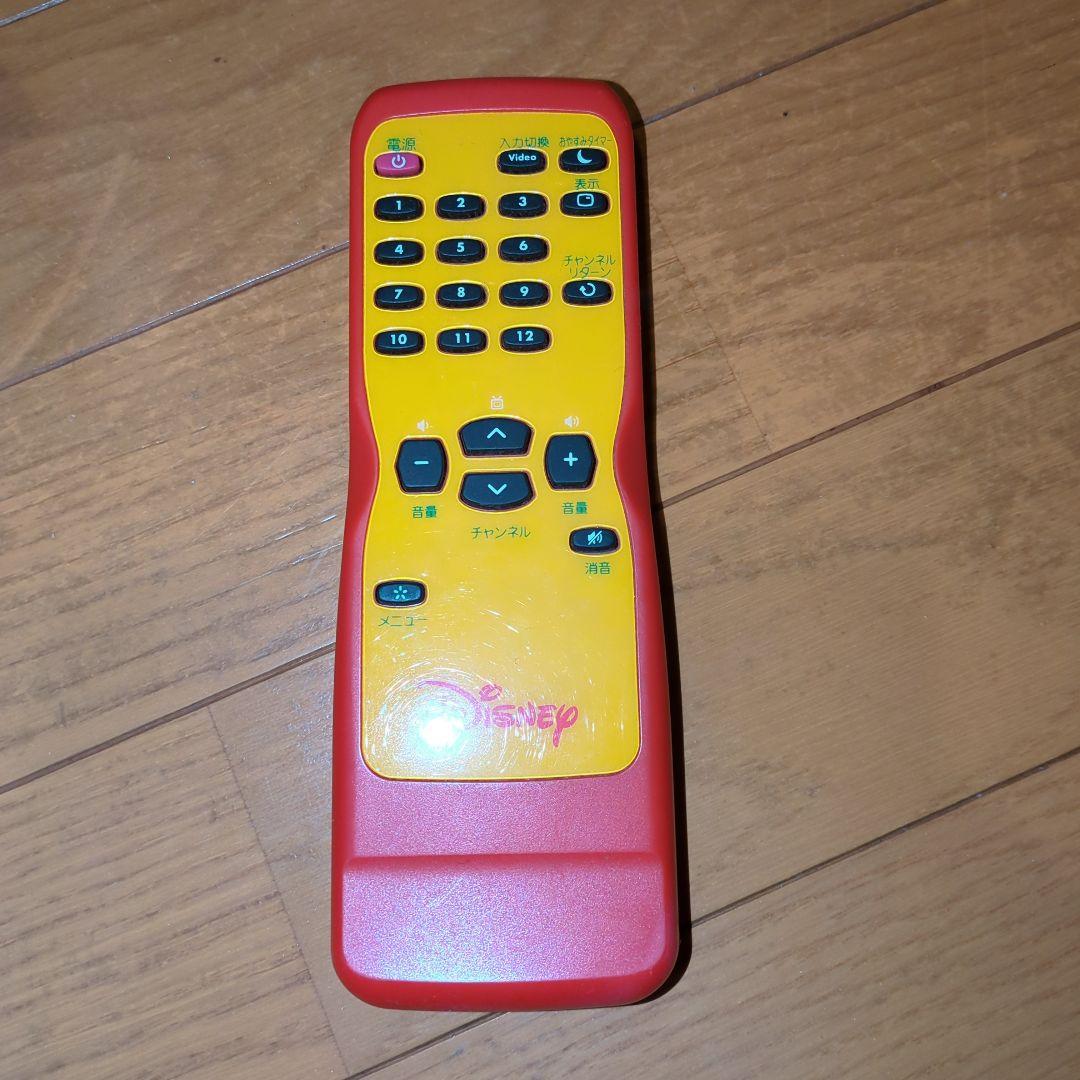 ディズニー　ミッキー型　ブラウン管テレビ　14インチ