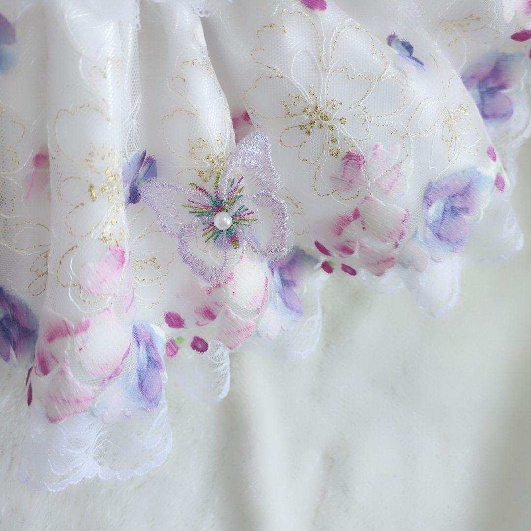 ウィッシュミーメルコスチューム　メルメルドール　ピンク紫花びらコス　1488