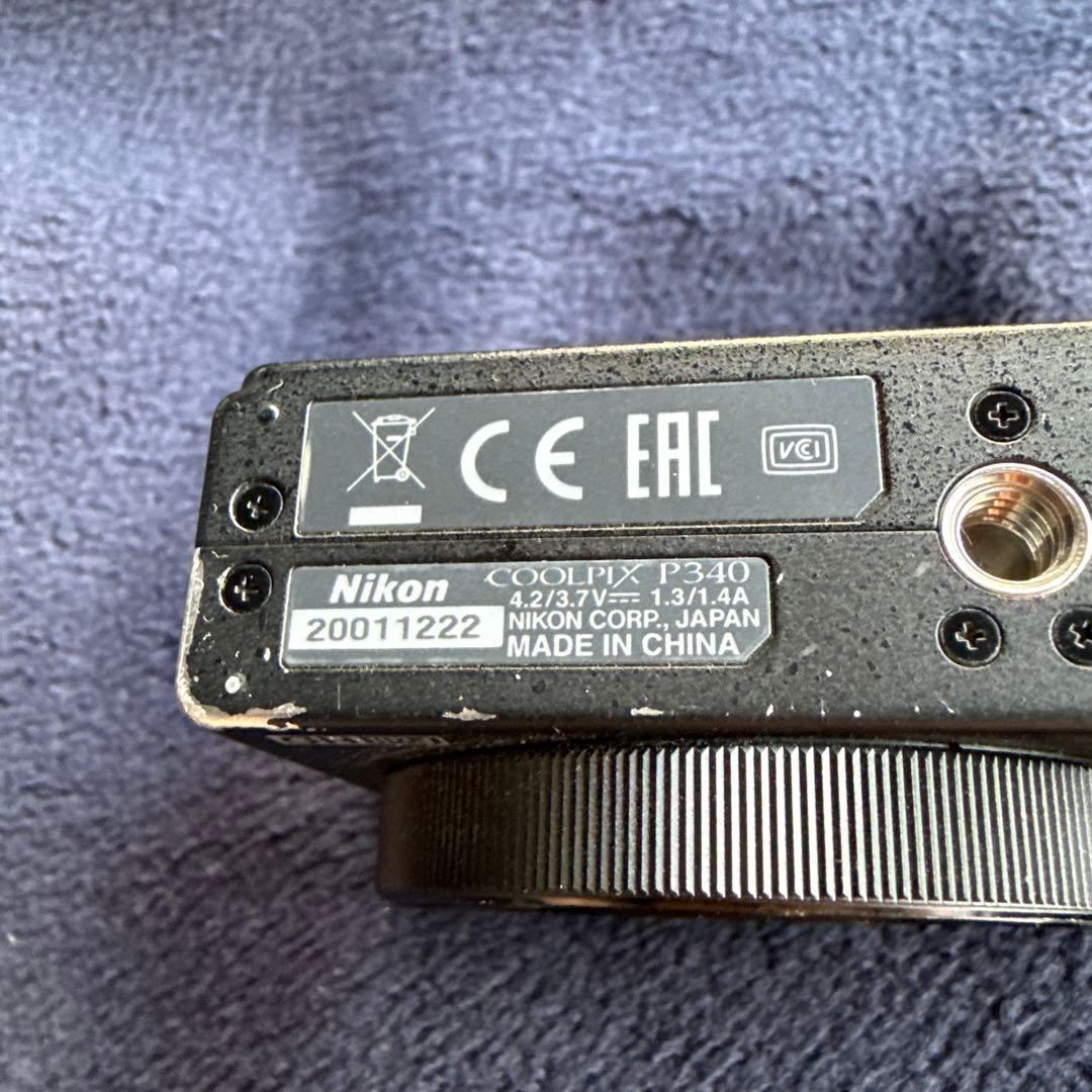 Nikon COOLPIX P340 コンパクトデジタルカメラ ブラック