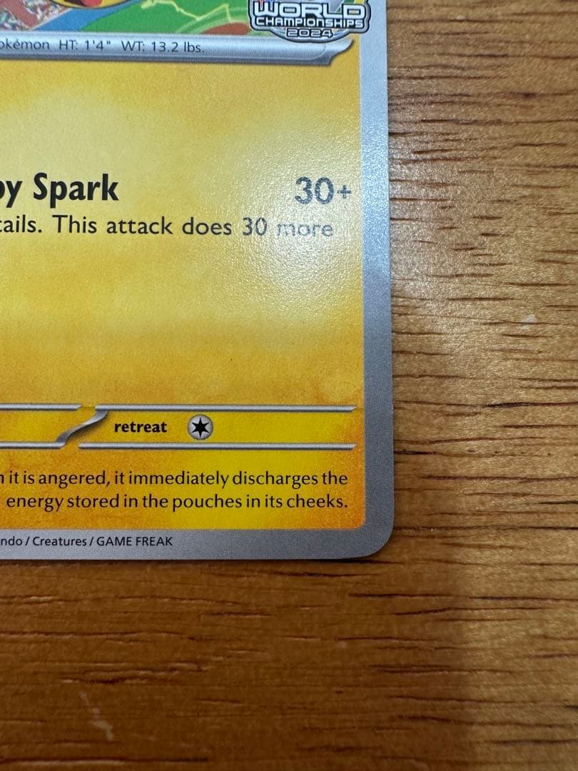 【最終値下げ】2枚セットWCS2024 2025 プロモ　ピカチュウ　英語版