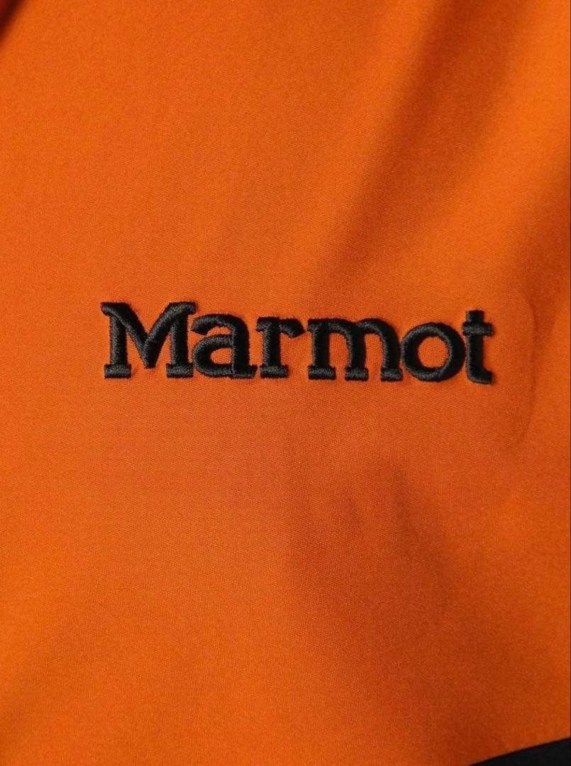 【新品未使用】Marmot マウンテンパーカー オレンジ/黒
