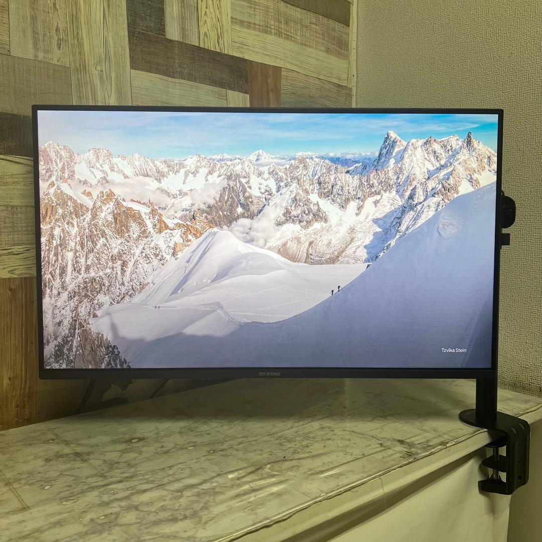 リクエスト価格❣️全国送料込アイリスオーヤマ32型液晶モニターベゼルレス。スタンド
