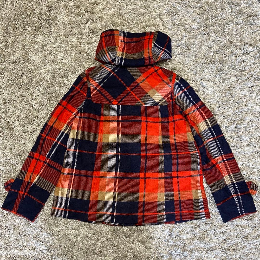 BURBERRY BLUE LABEL ショートダッフルコート チェック柄