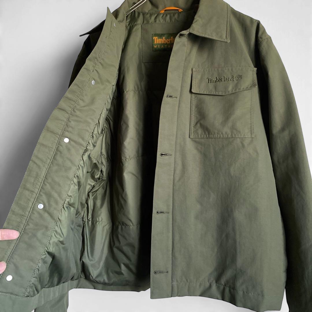 90s00s Timberland ナイロンA-2 type デッキジャケット