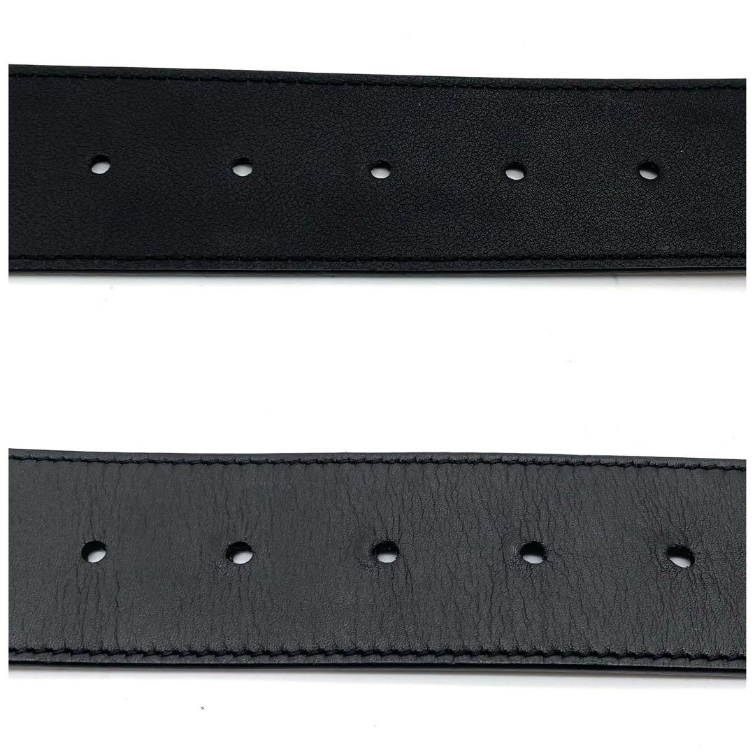 未使用級✨グッチ ベルト GGマーモント レザー ブラック 75 30