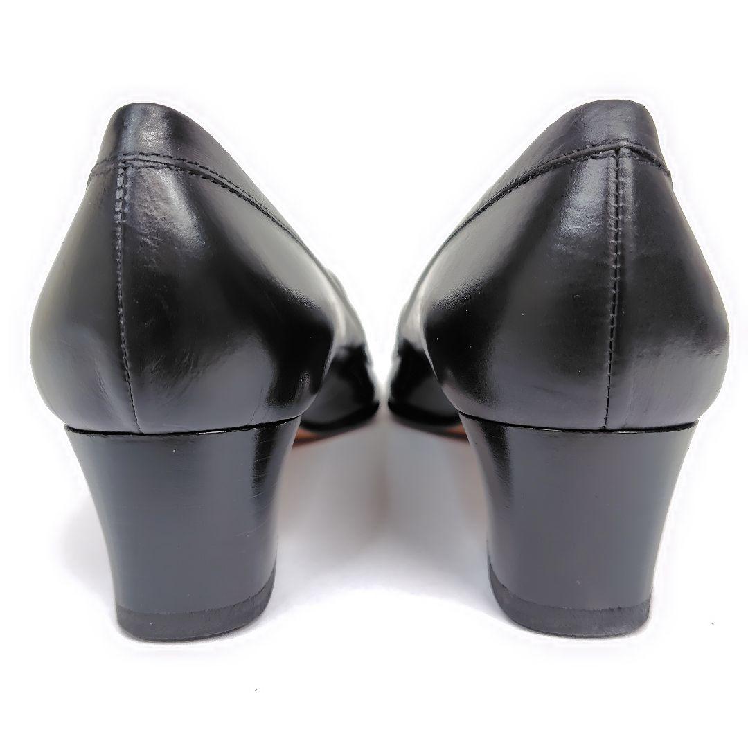 ★katxxx様★グッチ ローファー 38C パンプス ロゴ プレート レザー