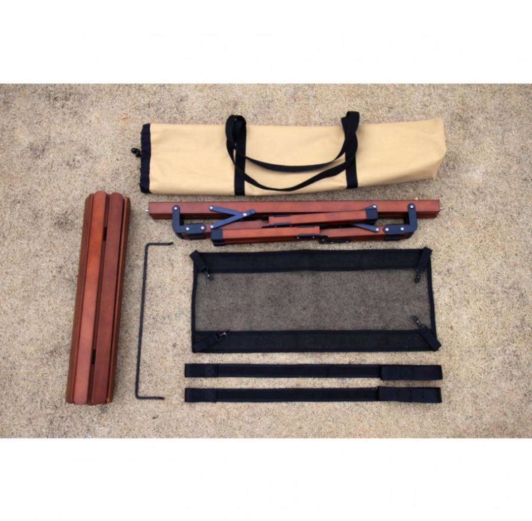 天然木ブナ材のウッドテーブル幅96　アルペンアウトドアーズ　ロールテーブル