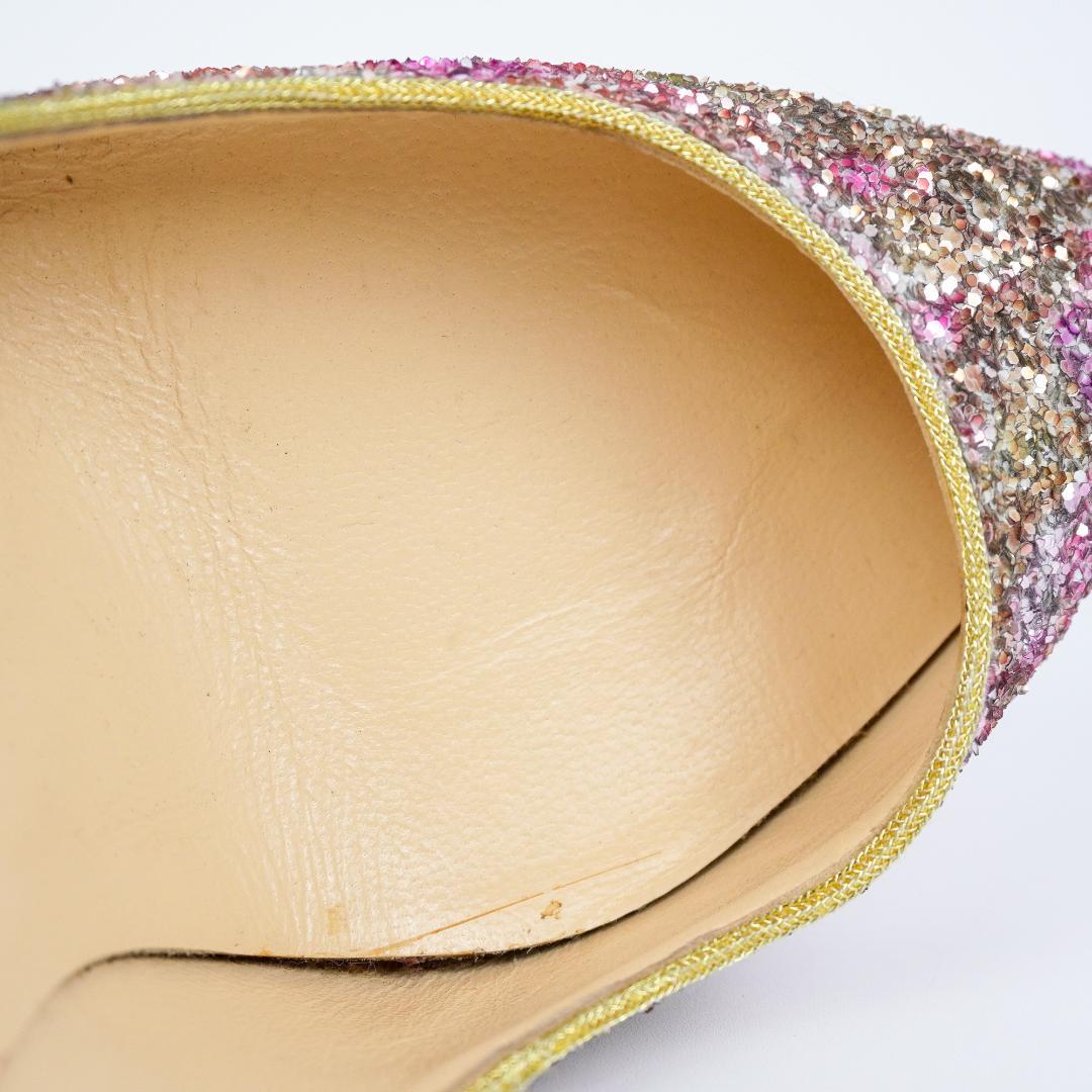EU38 Christian Louboutin ハイヒール きらきら 427A