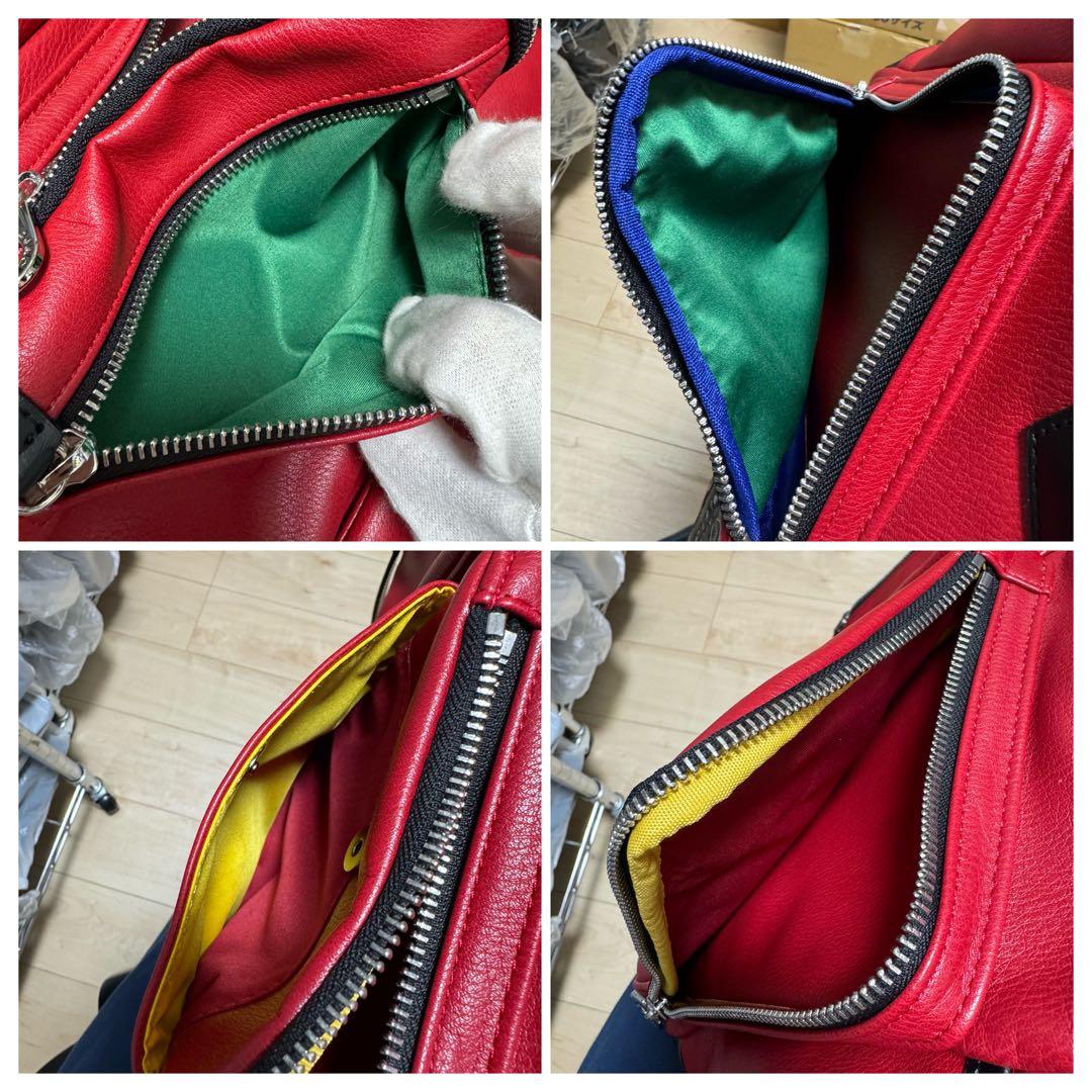 【新品同様】カステルバジャック トートバッグ ローレン レッド　赤　037701