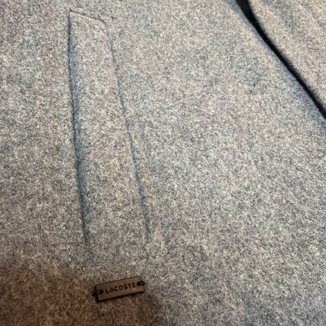 ★美品★LACOSTE グレー ブルゾン Lサイズ