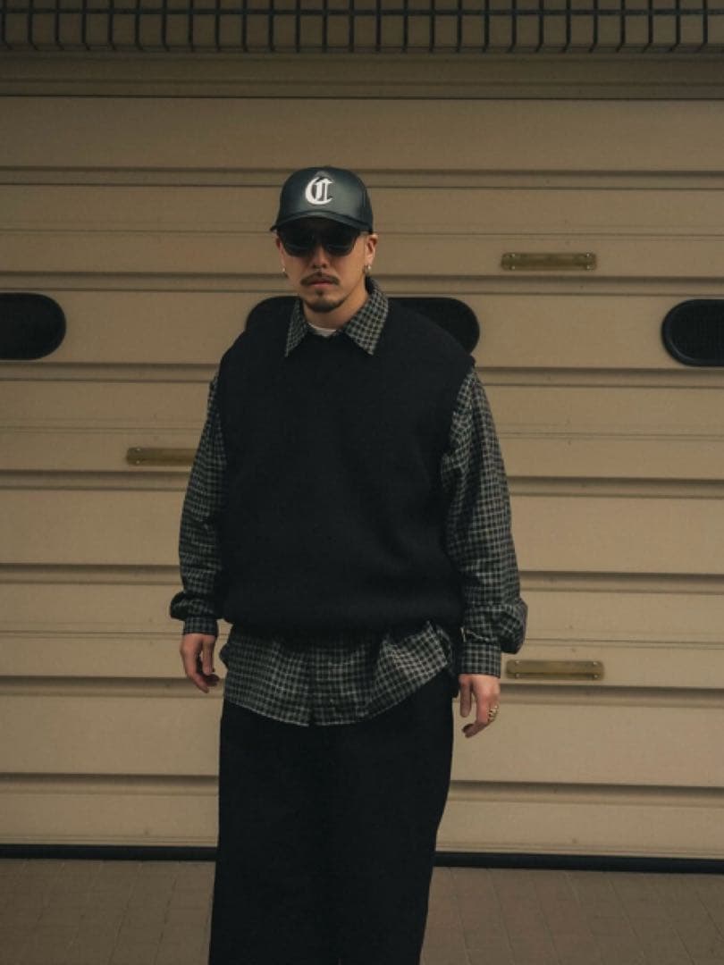 帽子 COOTIE Faux Leather 5 Panel Mesh Cap