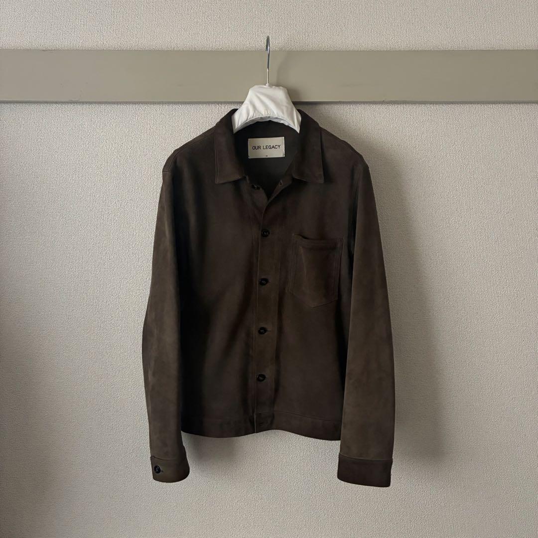 OUR LEGACY ブラウン　スエードシャツ スウェードジャケット