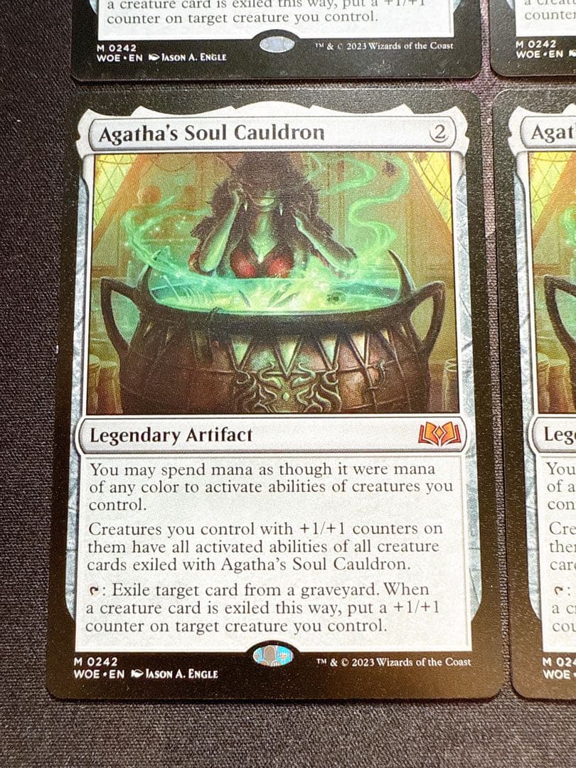 アガサの魂の大釜　英語　4枚セット