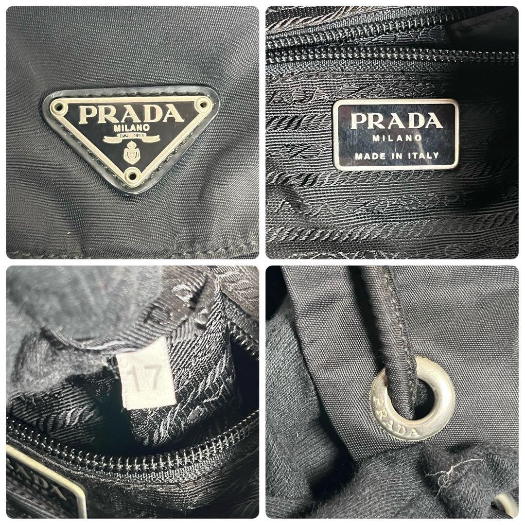 【極美品・Gカード付き✨】プラダ バッグパック 三角ロゴ 巾着 テスートナイロン