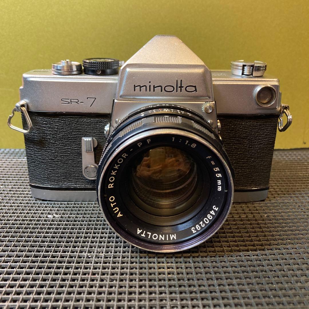 カメラ　フィルム　ミノルタ SR-7 稼働品　f=55mm F1.8