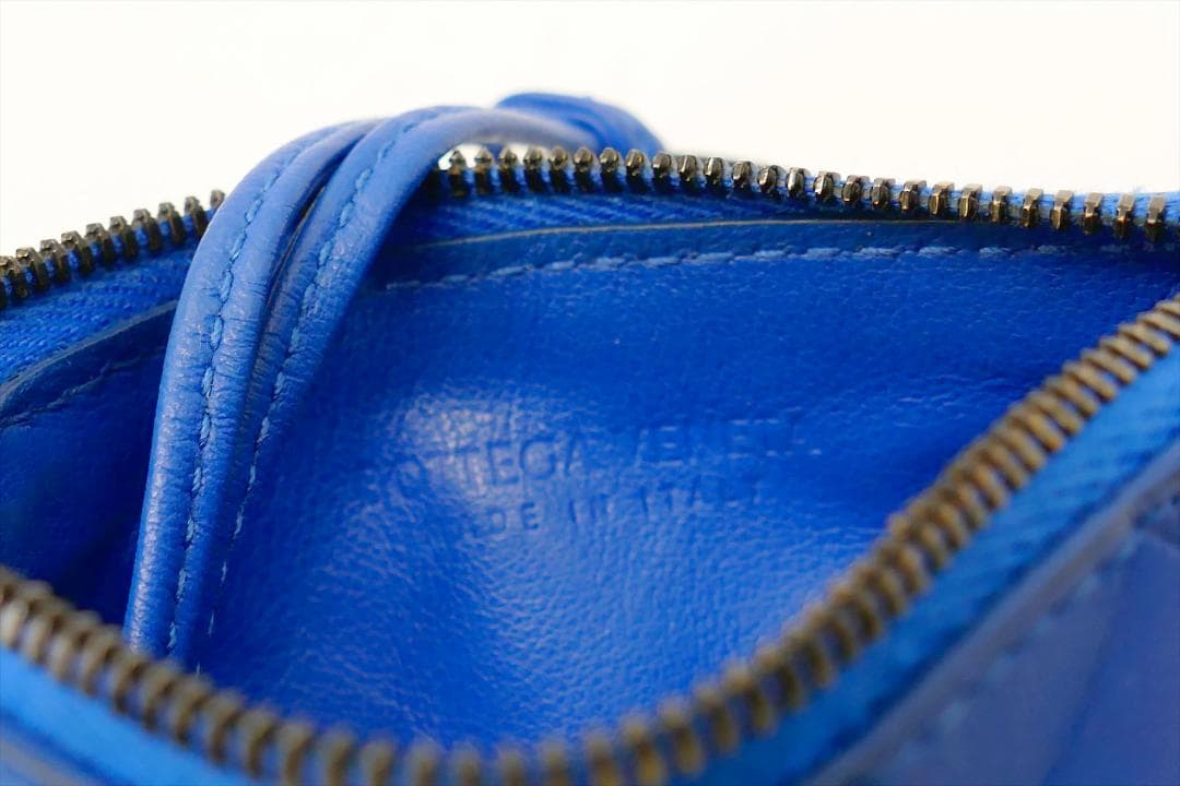 [3371]　極美品　＊ボッテガヴェネタ＊　レザー　ケース　キーホルダー付