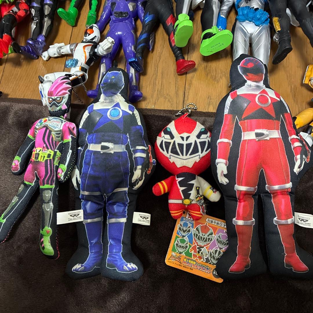 仮面ライダー 戦隊　フィギュア セット ソフビ　120以上