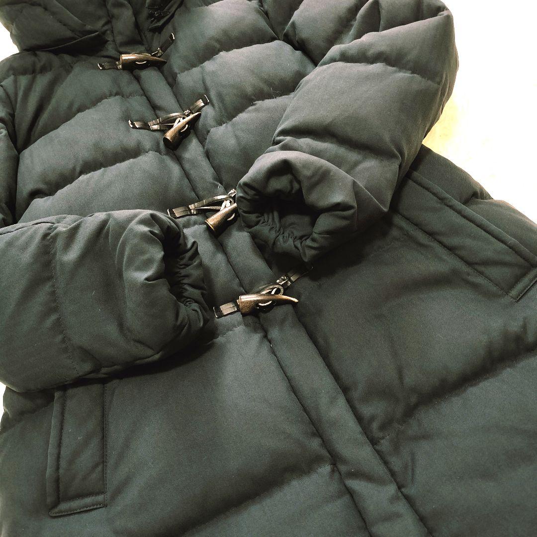 希少 23区 ダッフルダウンコート Aライン ネイビー L