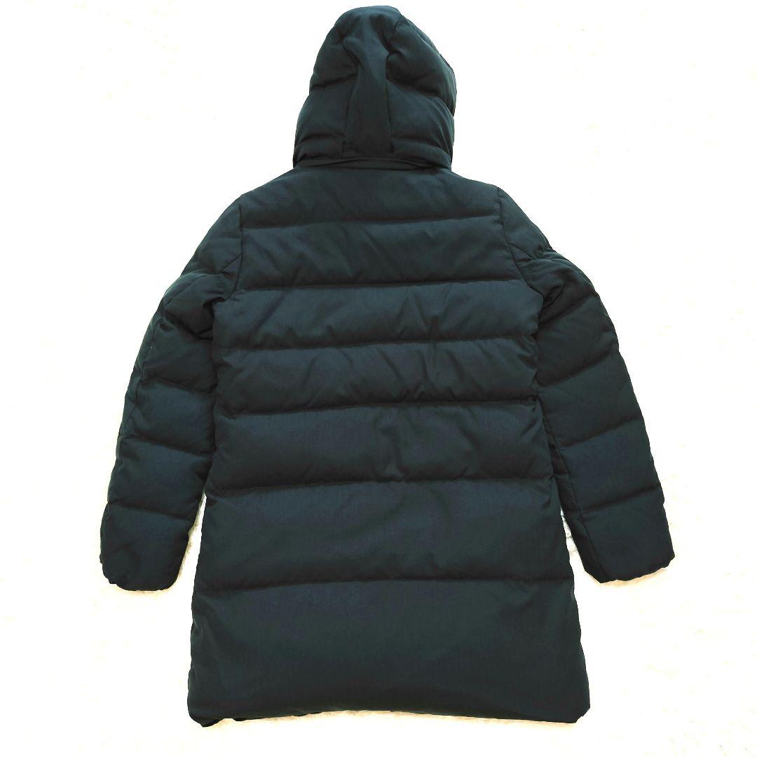 希少 23区 ダッフルダウンコート Aライン ネイビー L