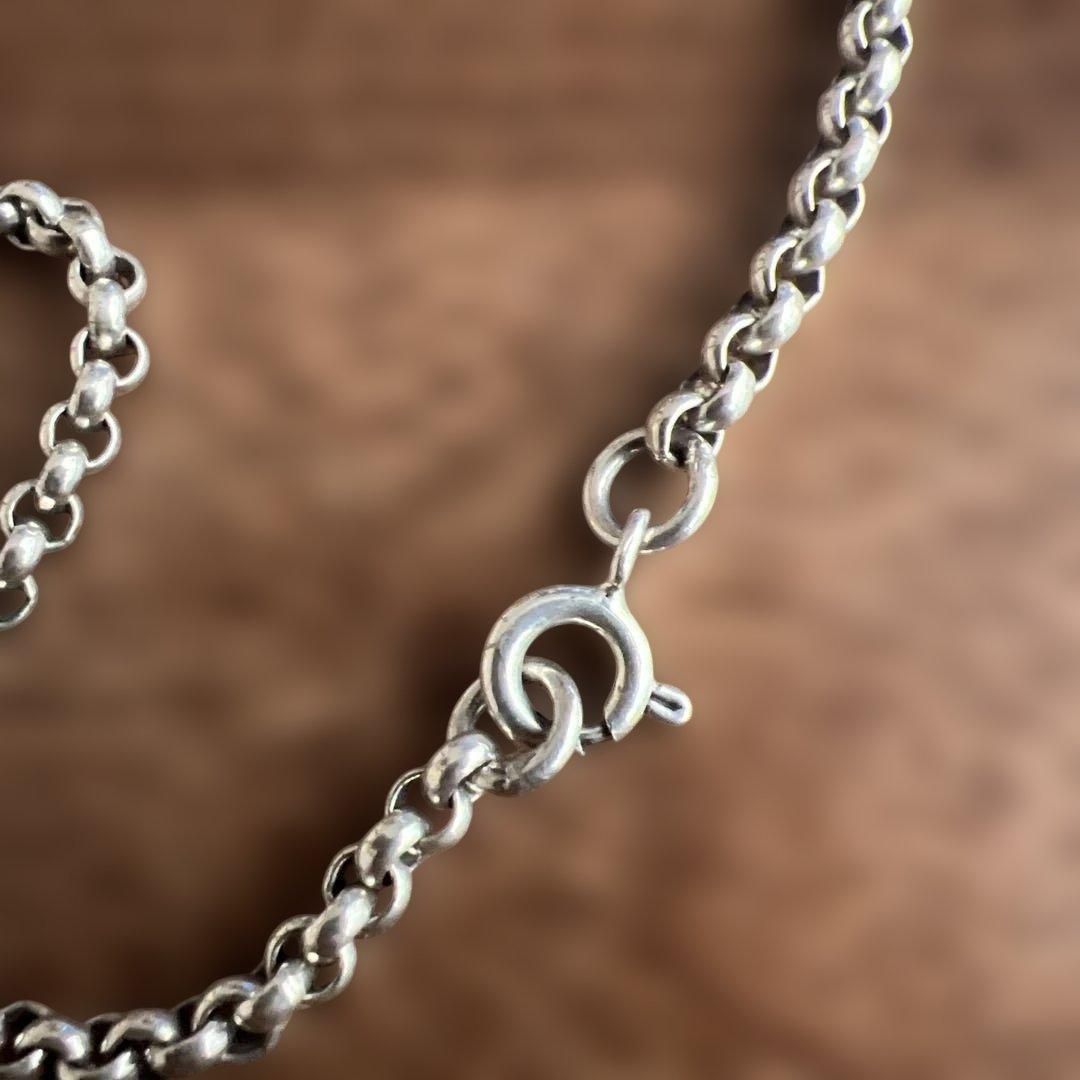 ポロチェーン　59cm シルバー幅約3mm