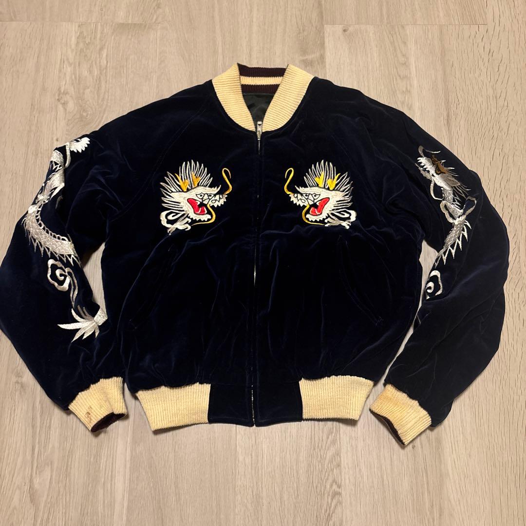 Switch EMBROIDERED GARMENTS スカジャン 別珍 L