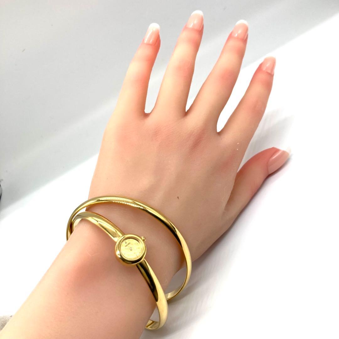 【稼動】 セイコー 腕時計 1E20-0660 2連リング クォーツ QZ