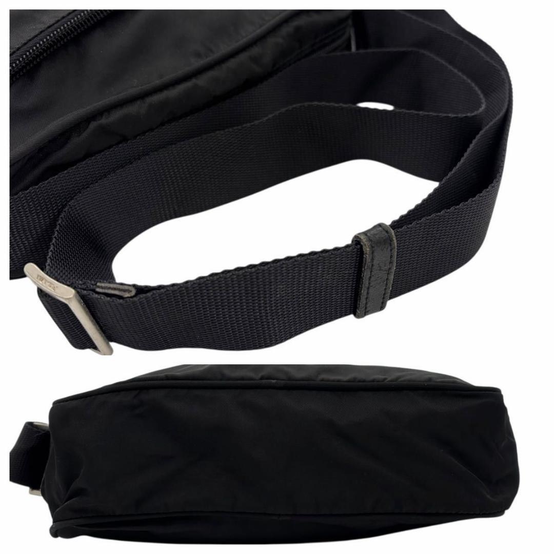 PRADA ナイロン カメラバッグ サコッシュ 三角ロゴ ブラック プラダ