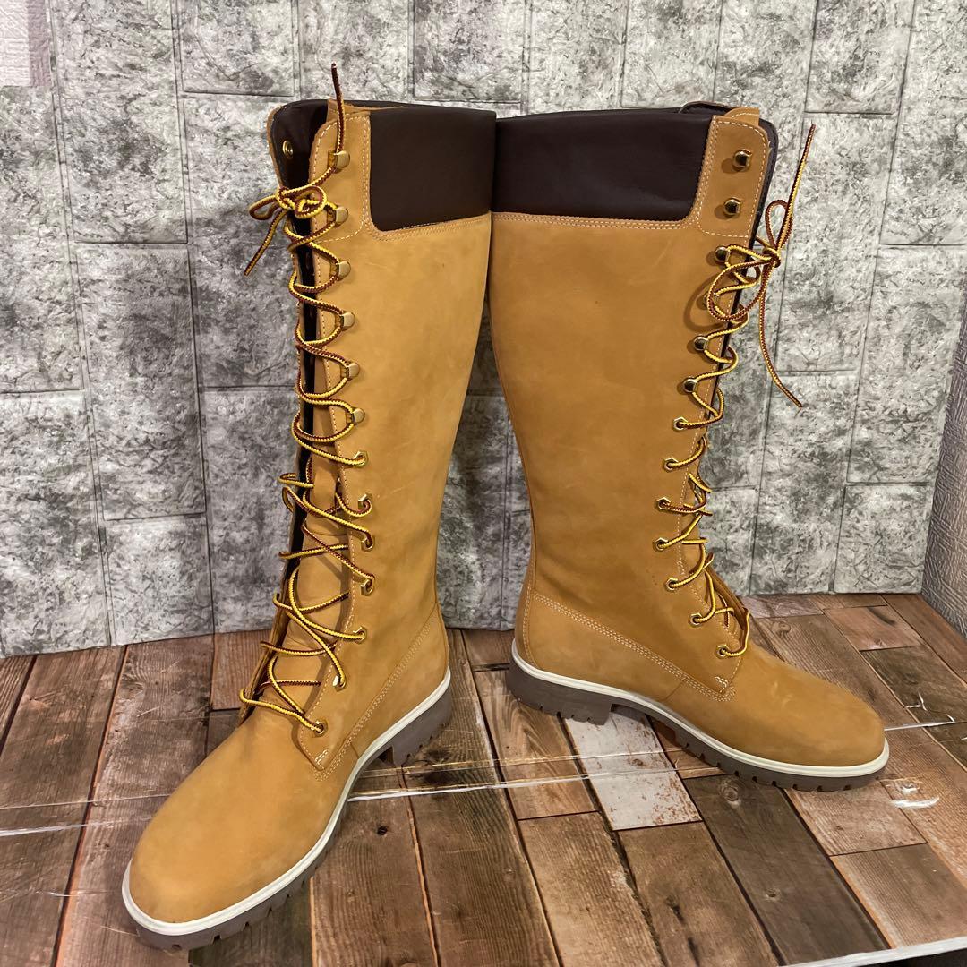 #906 希少　【超美品】Timberland　8M 26cm ロングブーツ