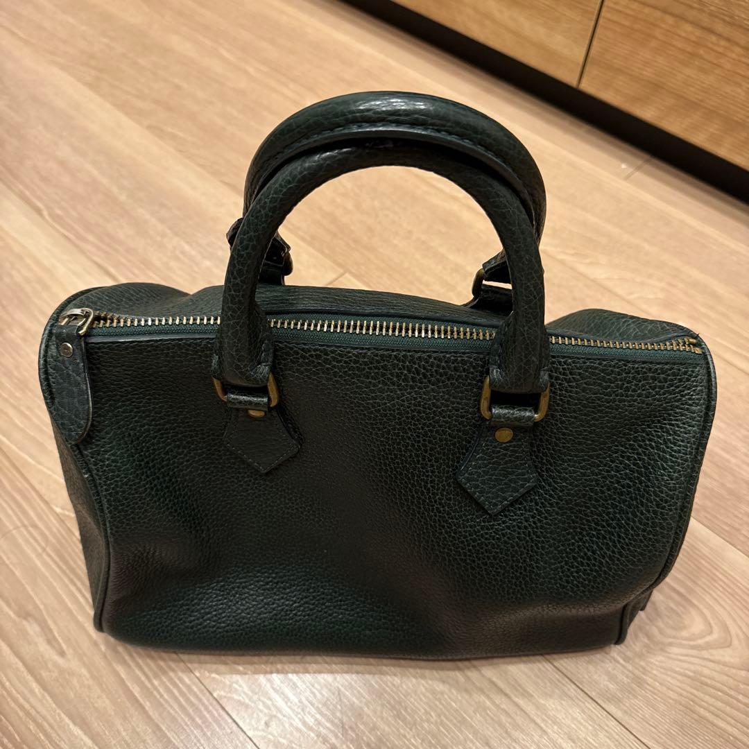 Ralph Lauren ラルフローレン ミニボストンバッグ グリーン