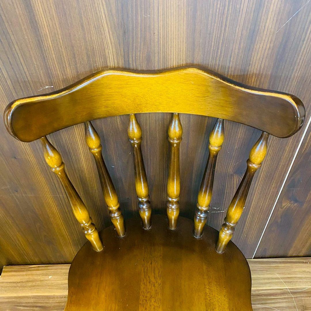 B*.様 Q1041 2脚セット　キツツキ　飛騨産業　椅子　家具　チェア　レトロ