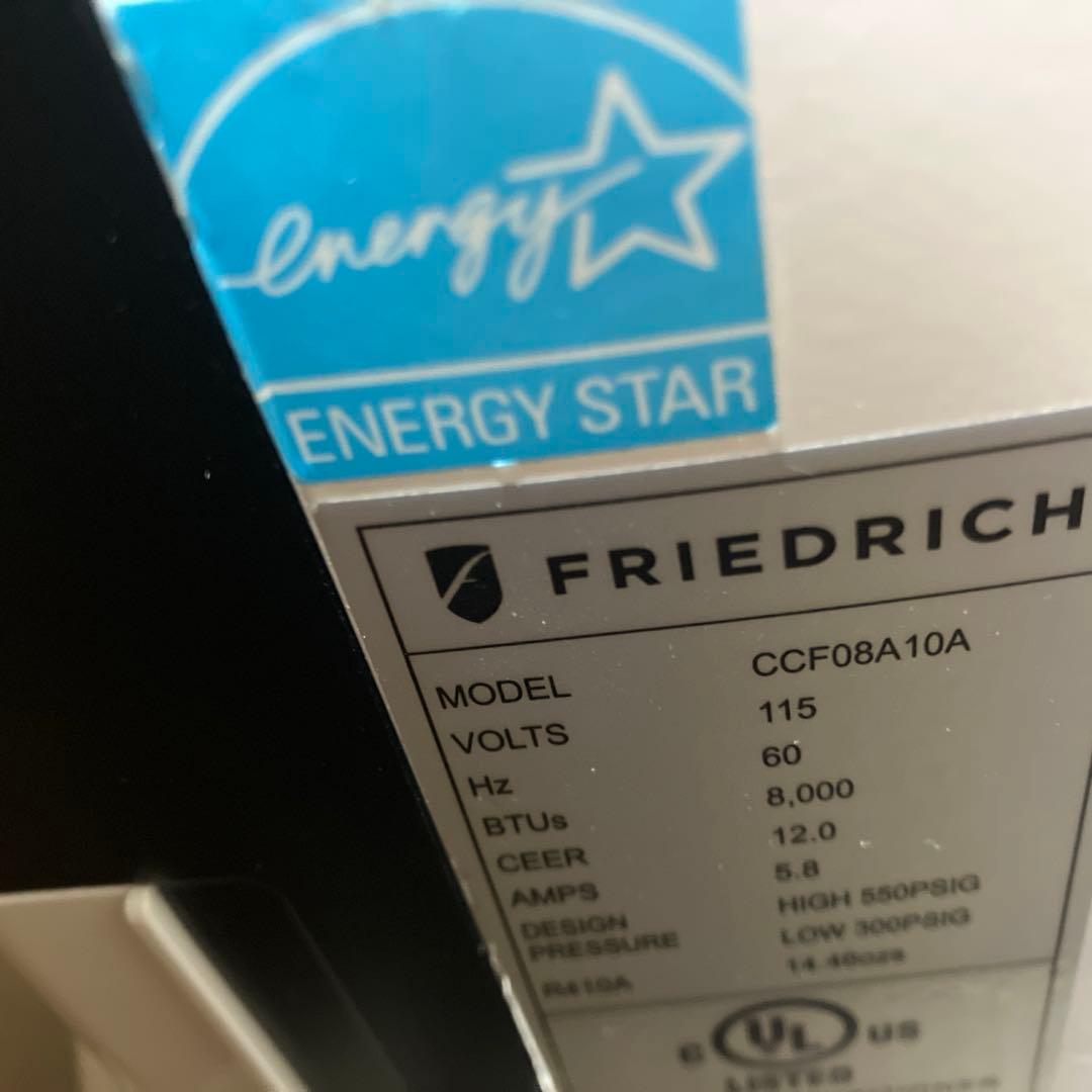 FRIEDRICH CCF08A10A エアコン　Alexa 窓枠