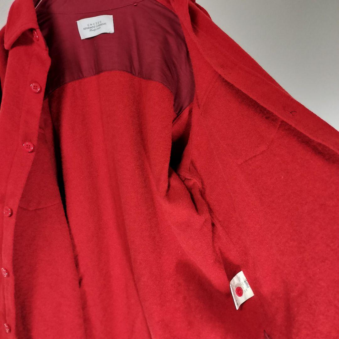 UNUSED アンユーズド ウールシャツ ジャケット メンズ トップス アウター