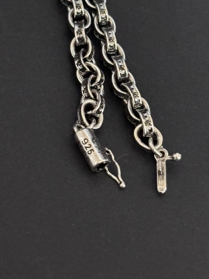 ネックレス ラージクロス ペーパーチェーン シルバー925