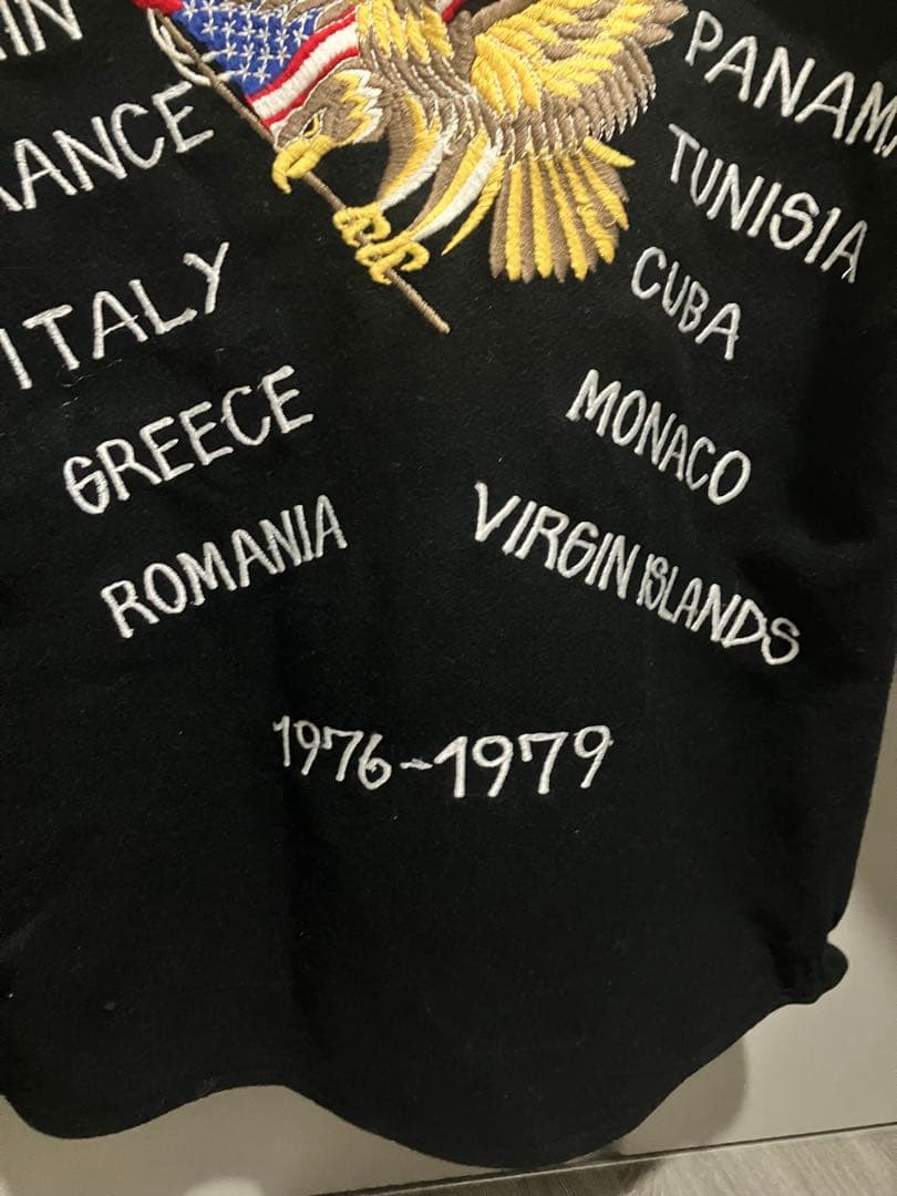 美品希少 70s ヴィンテージ スーベニアジャケット US海軍 M〜L