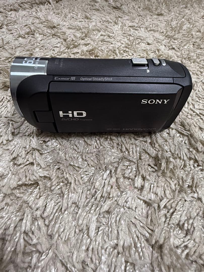 SONY HDR-CX470 ビデオカメラ 本体、バッテリー、箱、ケーブルあり