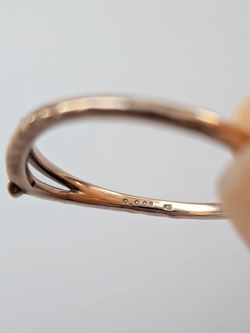 アガット agete K5 ダイヤモンドリング サイズ13号