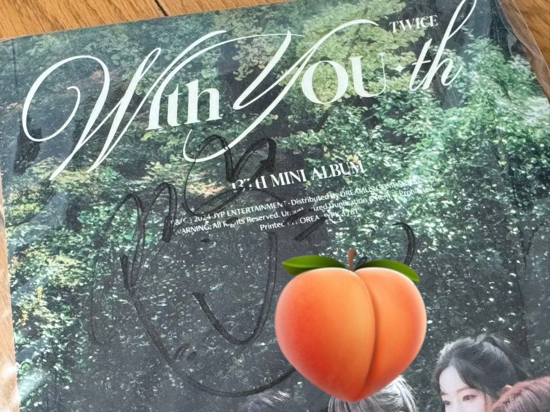 TWICE With YOU-th sound wave ラキドロ モモ サイン