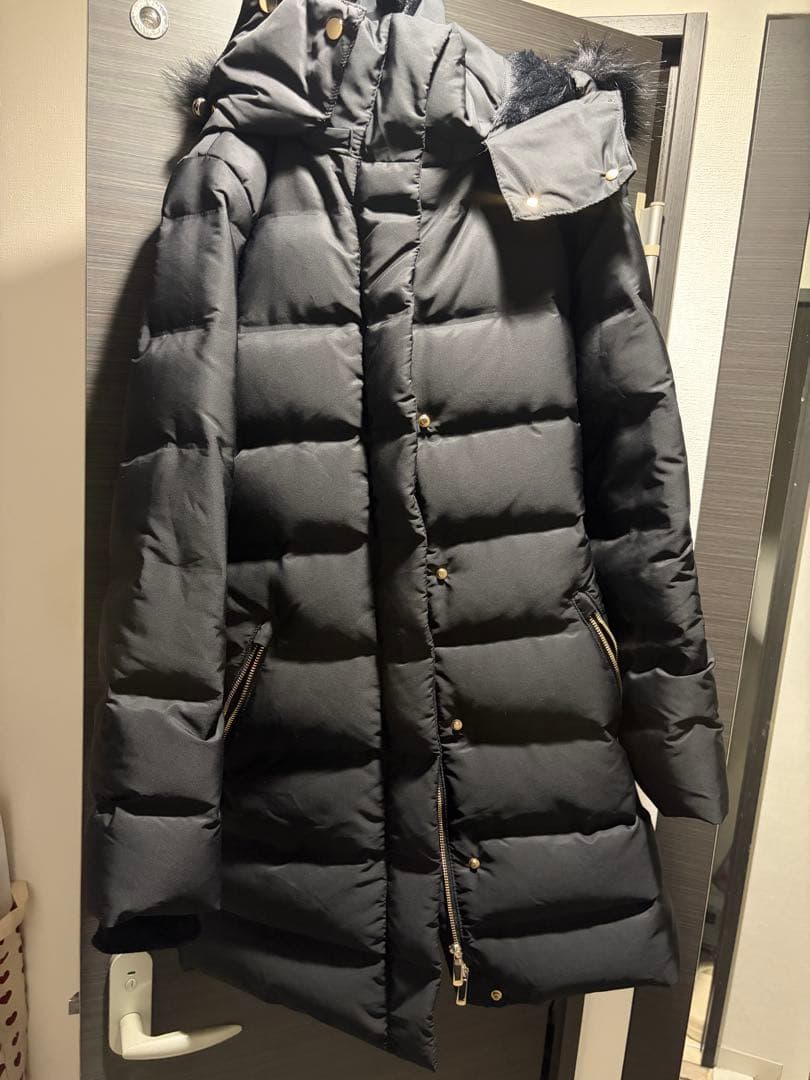 ZARAベルト付きフードダウンジャケット　S