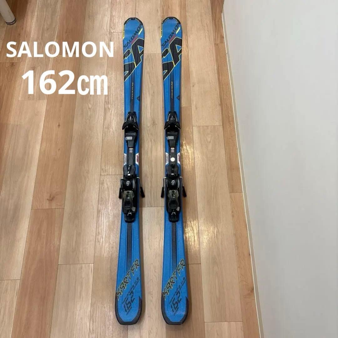 サロモン　スキー板　POWERLINE KART FR 162 ストック付き