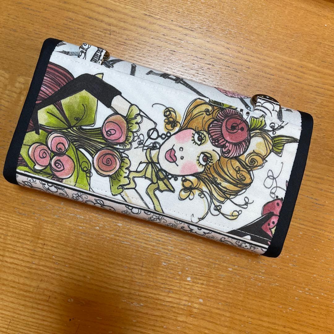 長財布　やりくり財布　ハンドメイド　トートバッグ　巾着袋ハンドメイド