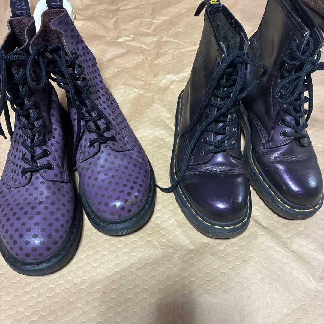 ドクターマーチン紫2足セット