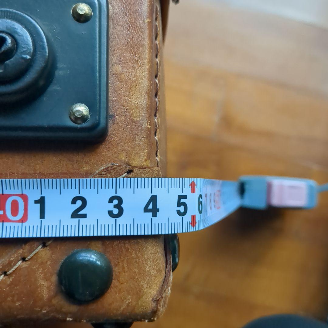 アンティーク　レザースーツケース　トランク　レトロ雑貨