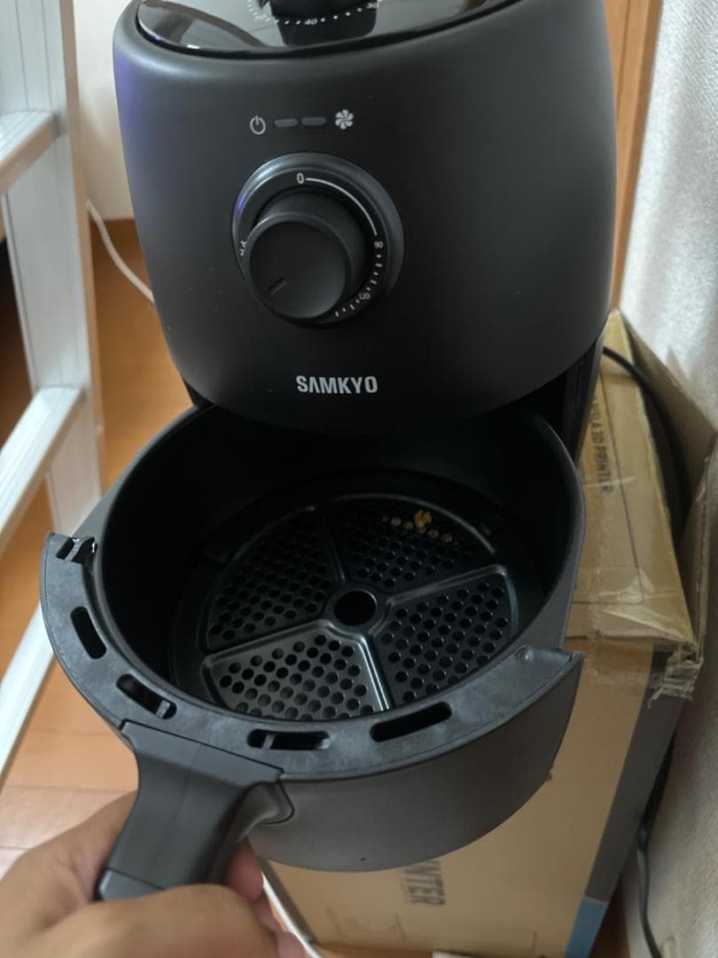 ノンフライヤー エアフライヤー 一人暮らし 1~2人用 2L コンパク_corg