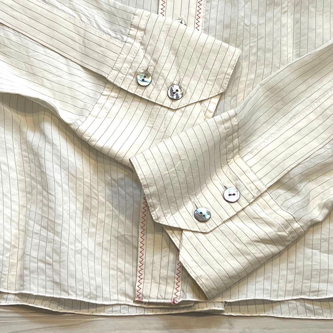 Jean-Paul GAULTIER ゴルチエ　長袖ストライプ　ブラウス