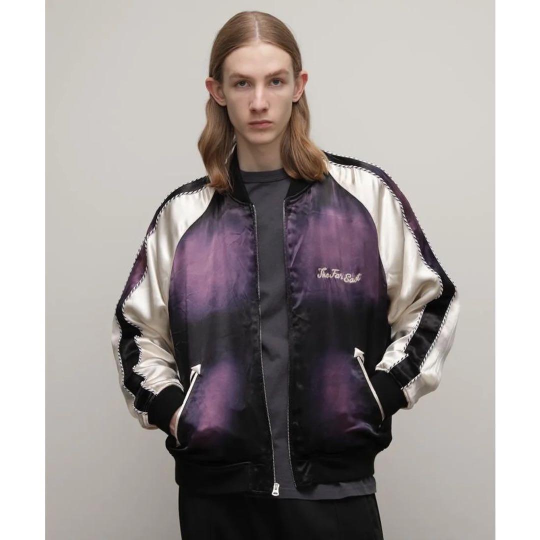 Schott スカジャン L 黒/シルバー